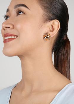 Amber - Magic Fireball Studs